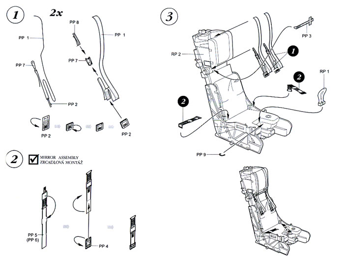 SJU-5/6A Ejection Seat Review by Rodger Kelly (Aires 1/32)